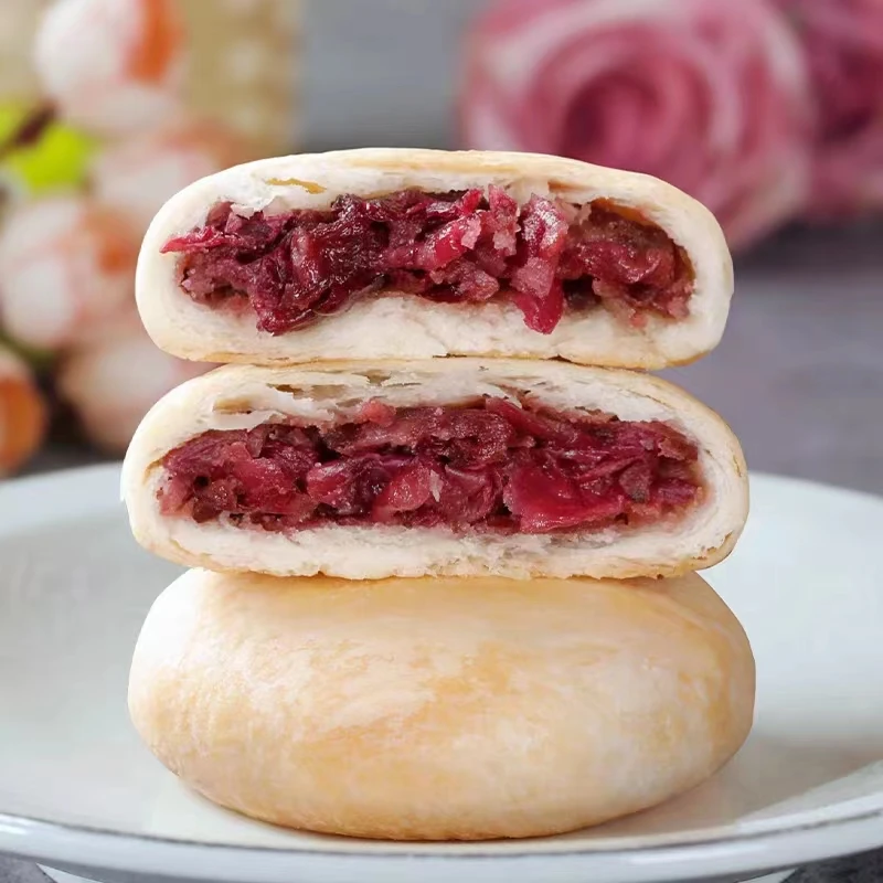 云南允礼云南特产鲜花饼传统经典玫瑰饼糕点礼盒装