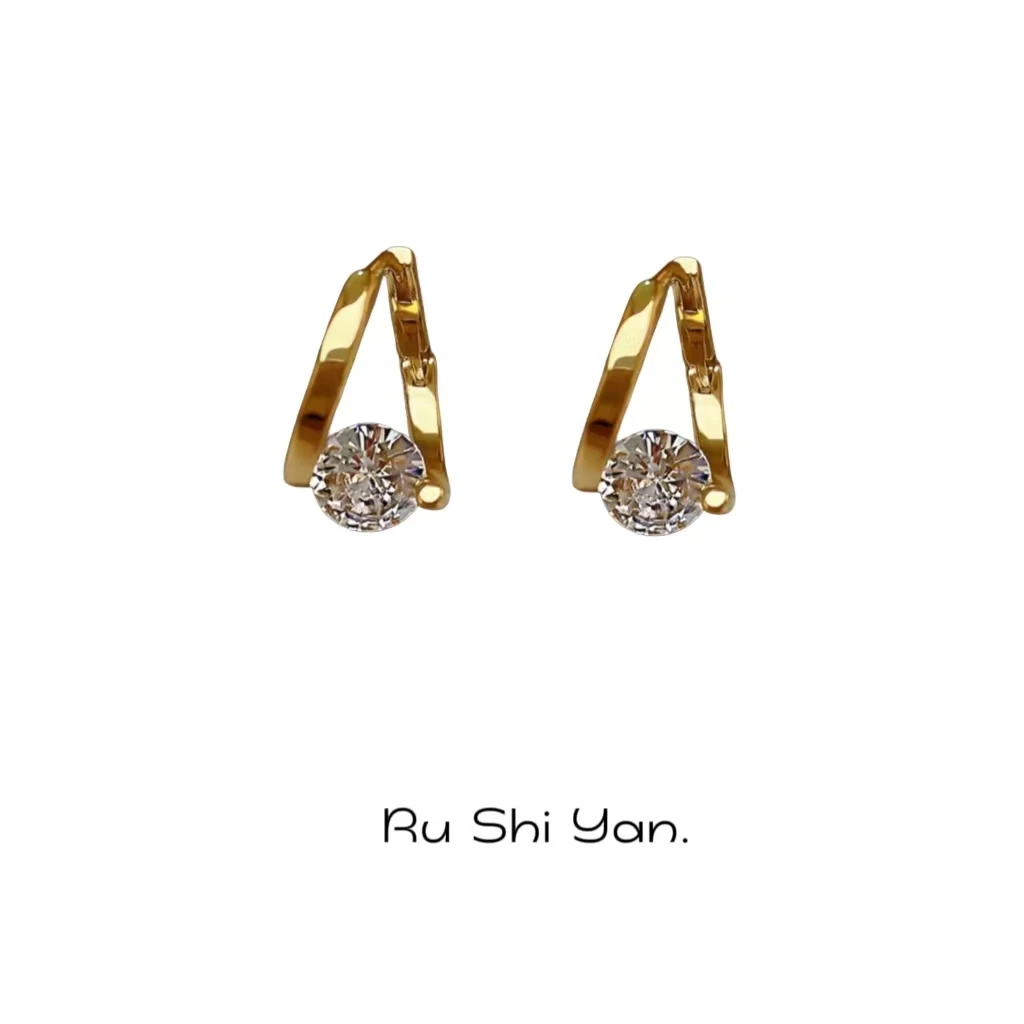 铜合金耳饰  Ru Shi yan.溪自姚.耳饰048