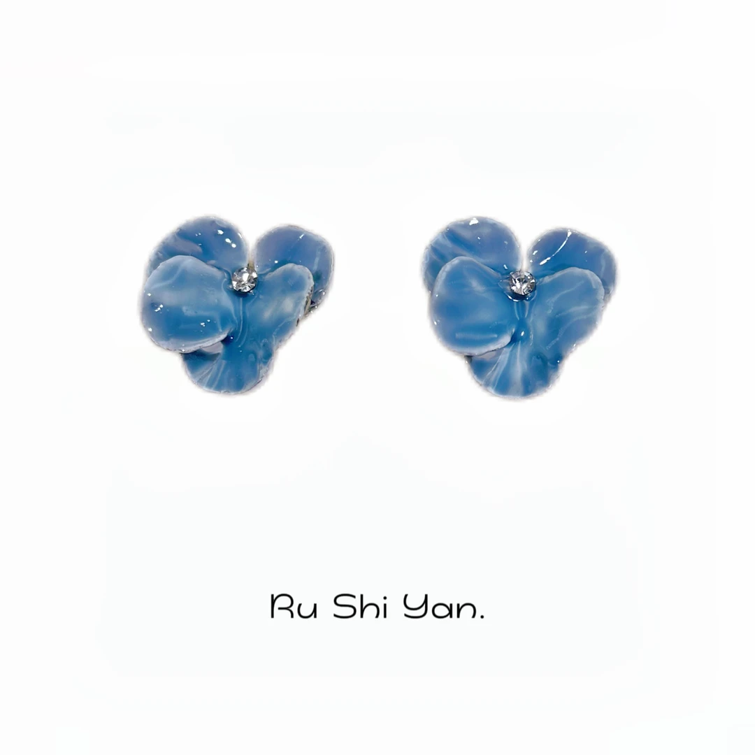 铜合金耳饰 Ru Shi yan.惜流年.耳钉224