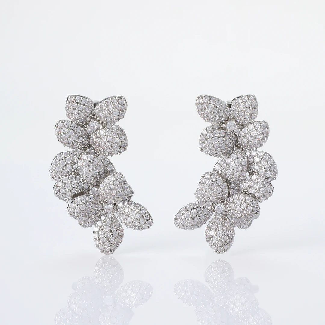 「精灵耳」设计师款超闪精灵设计耳环高级精致小众耳环8042