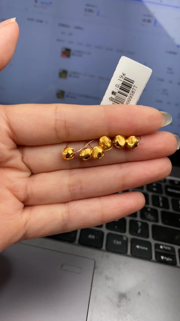 足金猫眼转运珠手串