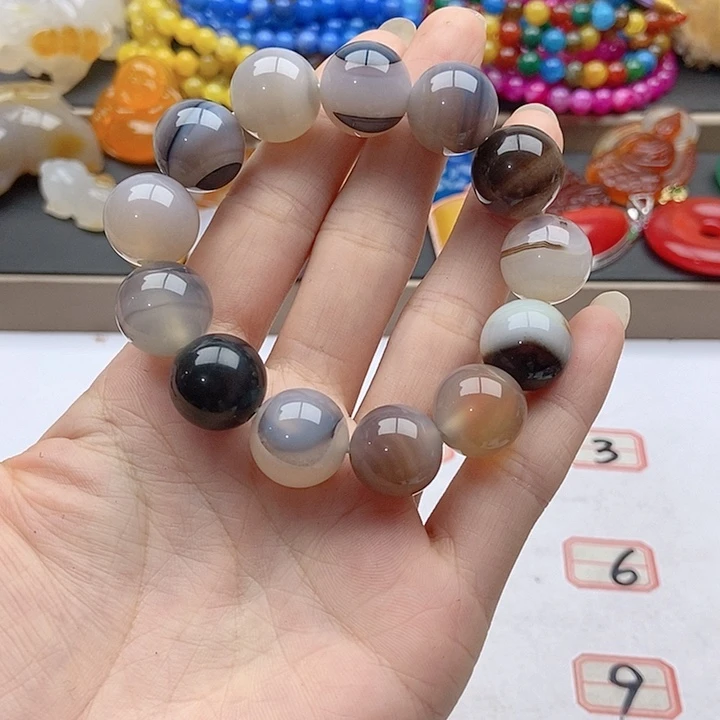 【闪购商品】玛瑙/玉髓颈饰未镶嵌行**燈