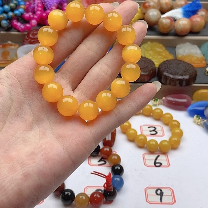【闪购商品】玛瑙/玉髓颈饰未镶嵌幸**儿