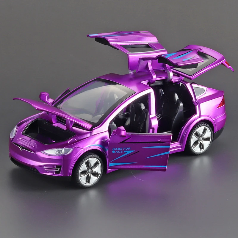 1:32仿真特斯拉modelX模型合金车模