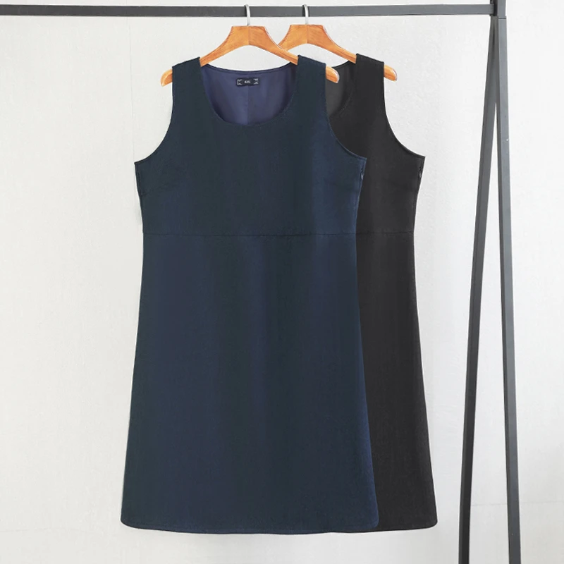 24520C背心连衣裙加肥胖妹妹大码女装高端秋冬装200斤显瘦中裙子1