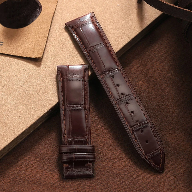 以奢国际表带适配积家大师月相翻转等小牛皮表带线条品牌系列