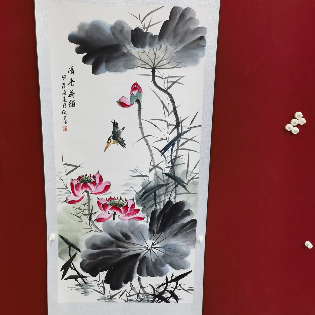 于倩兰 画作 荷花 4