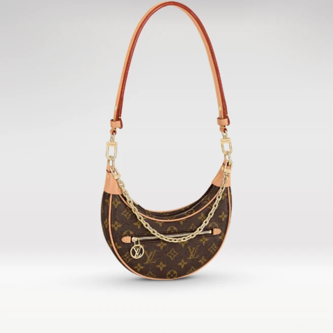 95新 LouisVuitton/路易威登 青奢荟///老花豌豆单肩斜挎包/31031