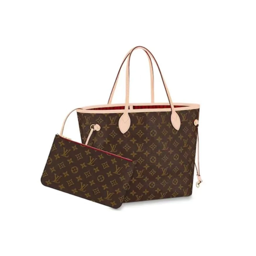 95新 LouisVuitton/路易威登 青奢荟/经典老花购物袋中号31604
