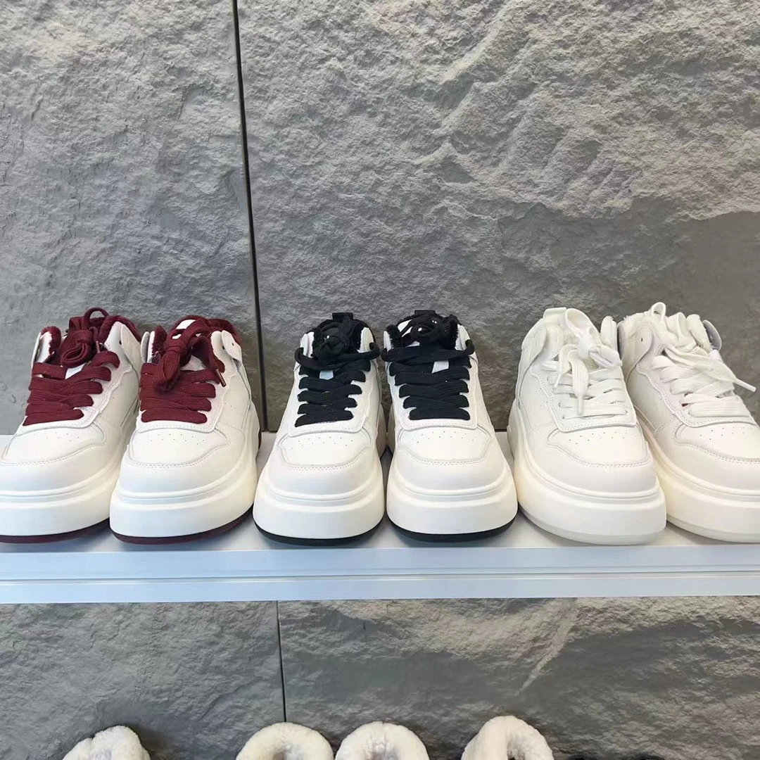 <小勋优选>918-1高帮系带撞色明线板鞋（预售）