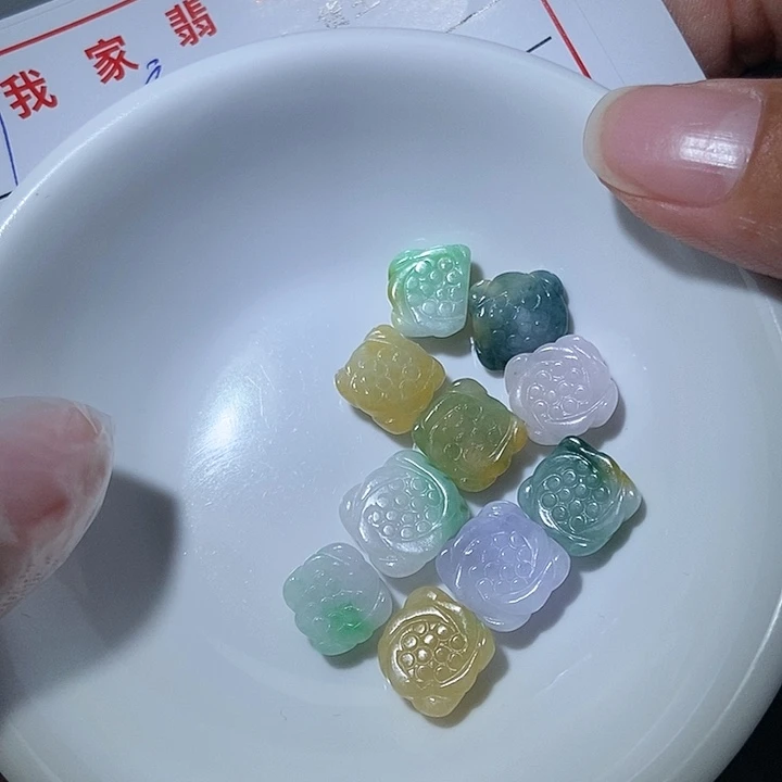 翡翠手链未镶嵌宛**柔