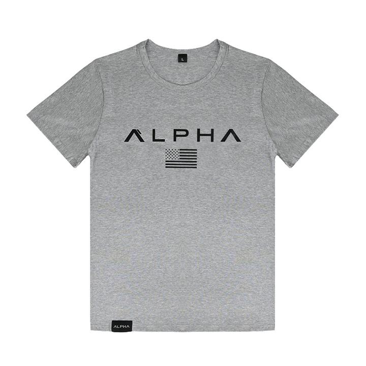 夏季薄款运动紧身短袖男健身圆领训练服吸汗弹力t恤透气修身印花