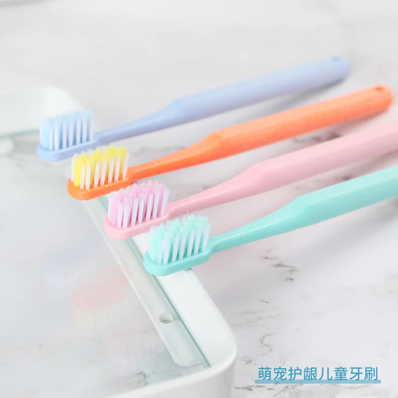 卡莱丝10支青春可爱糖果色护龈软毛小头牙刷