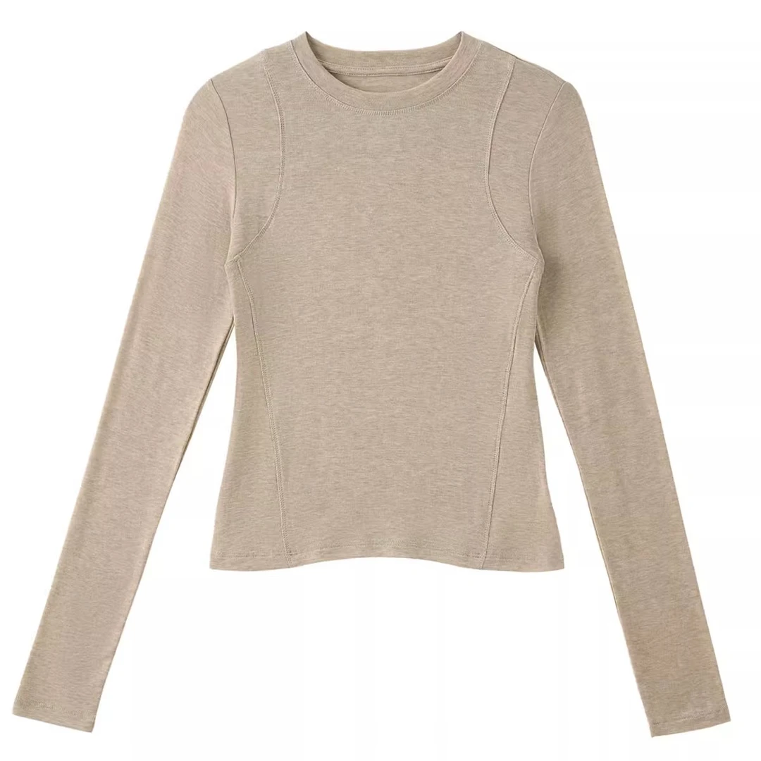 【茉舍】 Shelle Artiste 修身素雅结构T恤 S24XT368-599