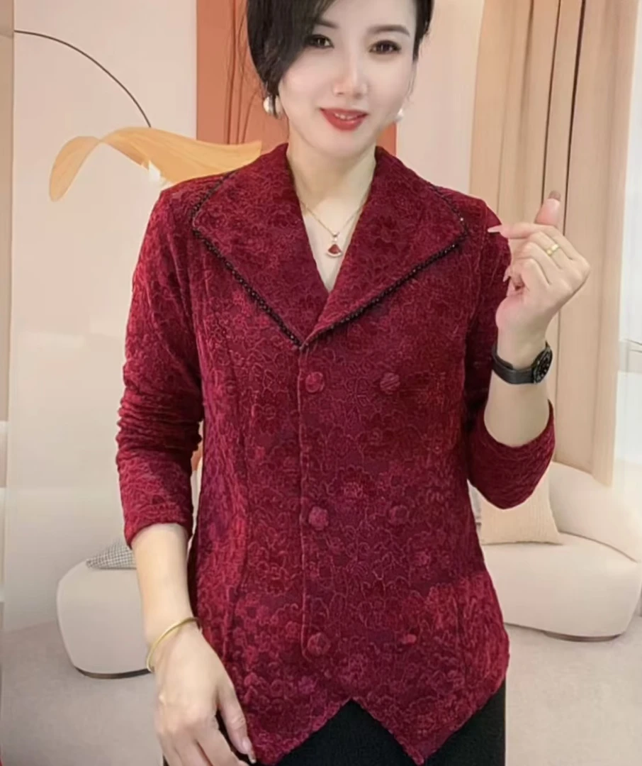 新品加厚小衫长袖半方领时尚百搭洋气女神打底上衣小衫#066