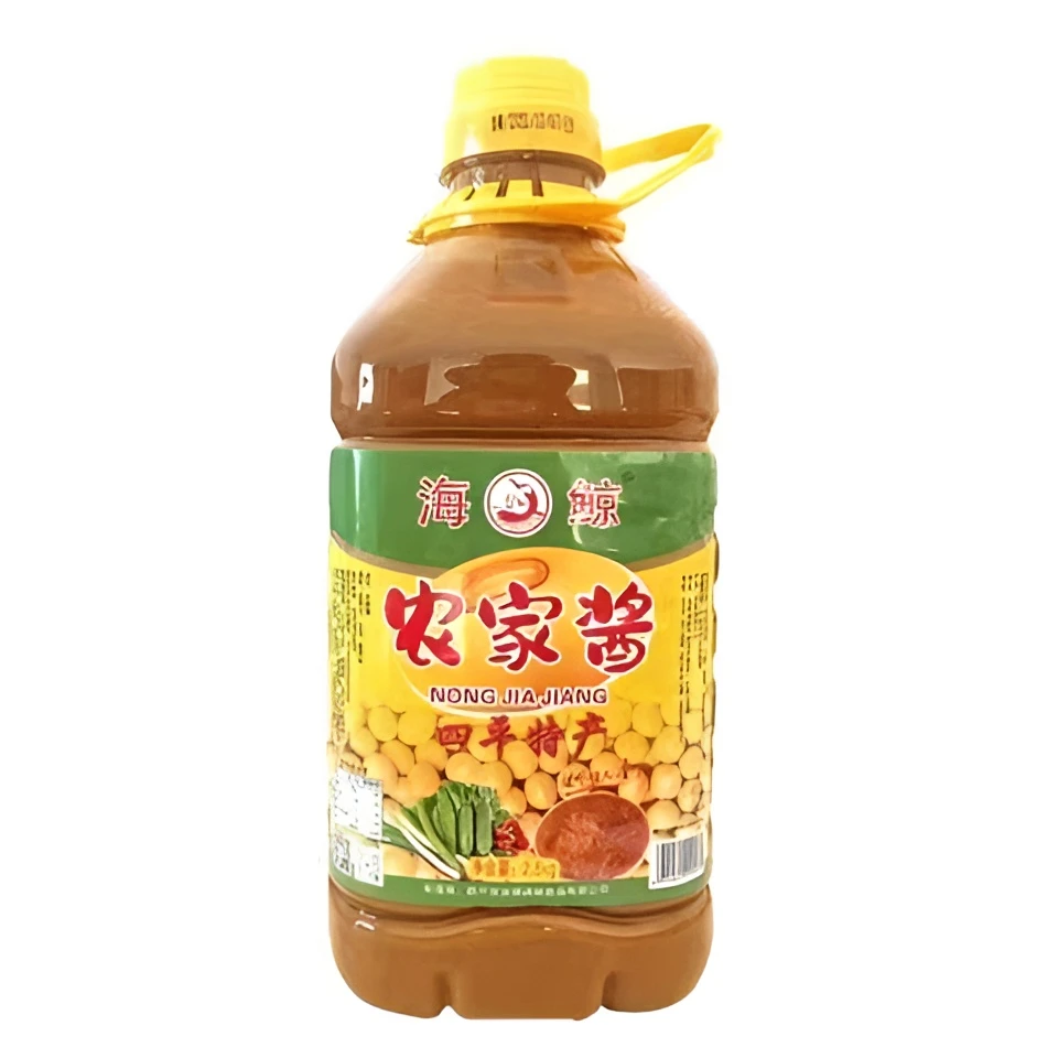 海鲸东北臭酱农家酱黄豆酱大豆酱沾菜规格：2.5kg