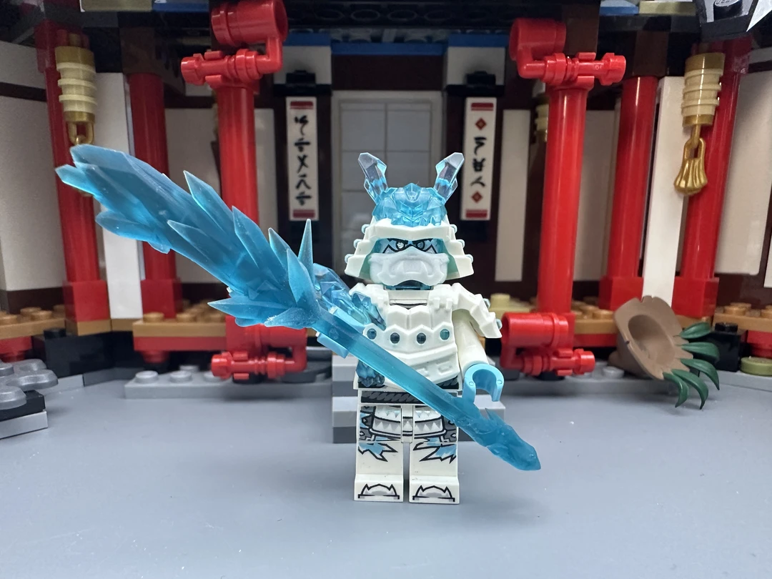 幻影忍者第三方 冰封国王3D打印配件包 寒冰权杖和冰封国王面罩