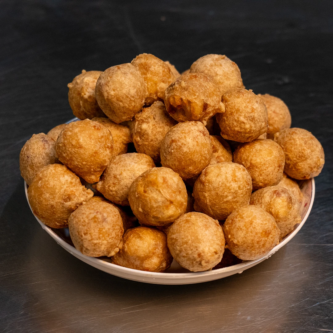 麻城手工肉丸现炸现发鲜香煮火锅吊锅