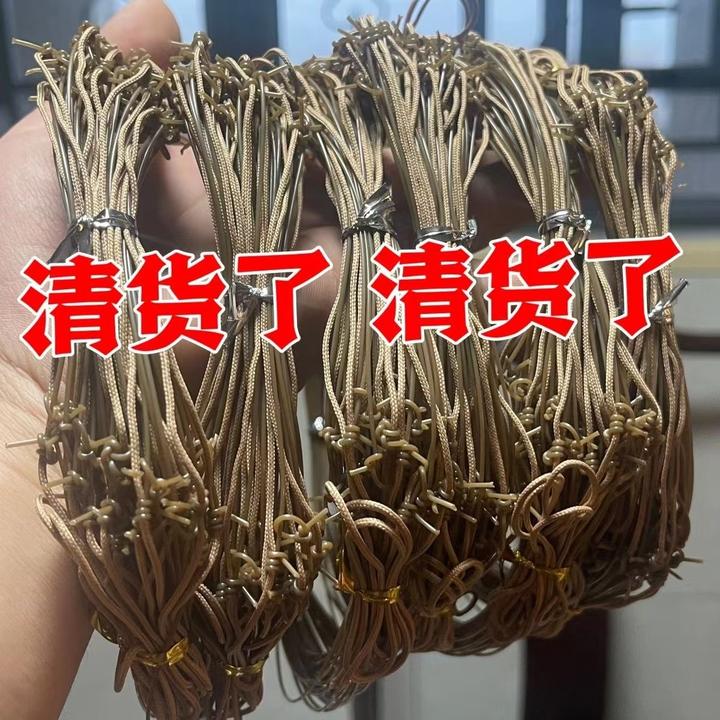 【升级款】户外枯色加粗鱼线尼龙绳编织绳子拉绳耐磨编织绳50圈6米