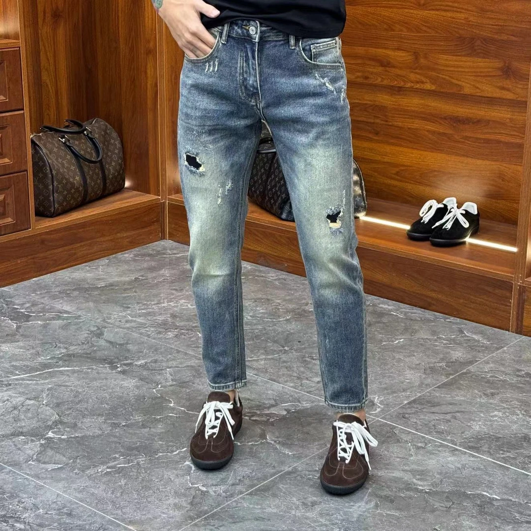 2024秋冬新款男士牛仔裤KM382