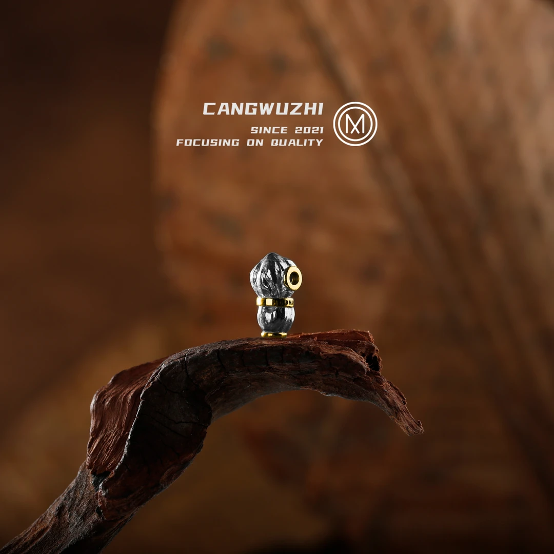 925银银制品 【藏物志】OLDMAN银黄版 百香三通  配饰