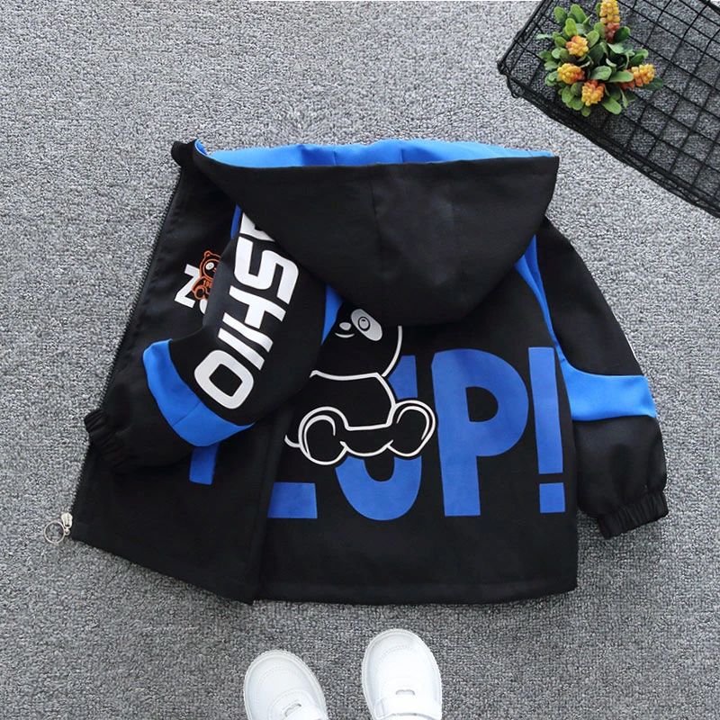 男孩中大儿童装夹克外套2025春秋新款连帽帅气炸街潮牌棒球服风衣