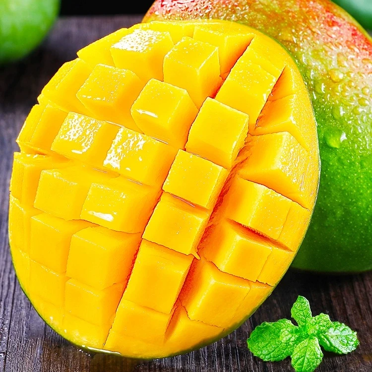 现摘四川攀枝花凯特芒果精品整箱包装产地直发特大水果甜心芒果