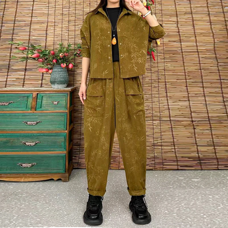 2024新款休闲洋气套装时尚气质减龄宽松显瘦上衣裤子中老年两件套