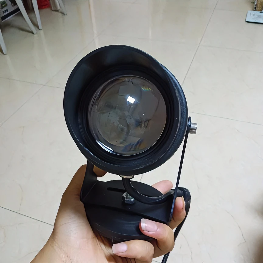 装饰灯激光炮透镜射灯远光白色近光黄色12v24v通用