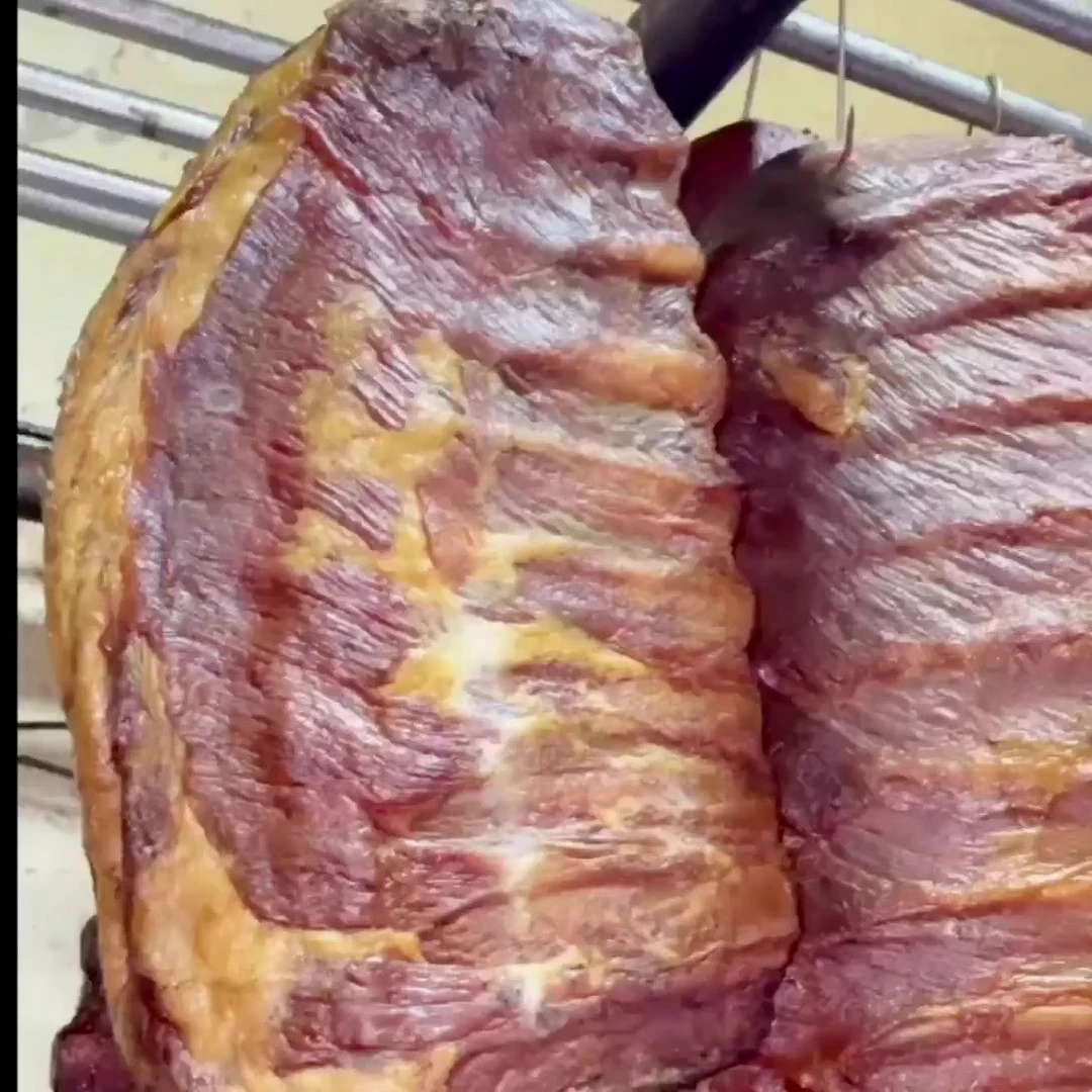 现场称重改价甄腊排骨烟熏农家腊味排腊腊肉整块传统熏制红烧下饭