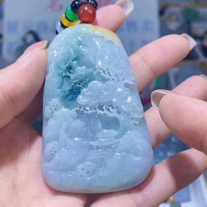 翡翠颈饰未镶嵌一个