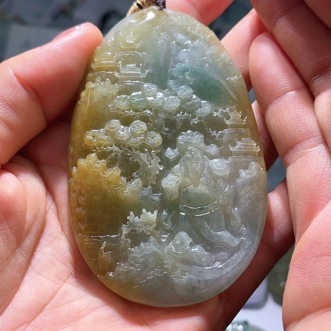 翡翠颈饰未镶嵌一个
