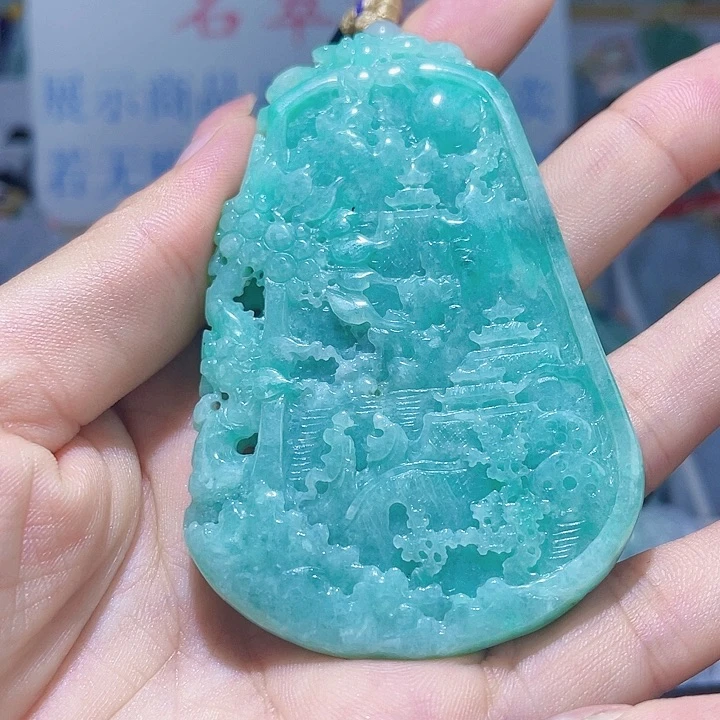 翡翠颈饰未镶嵌一个