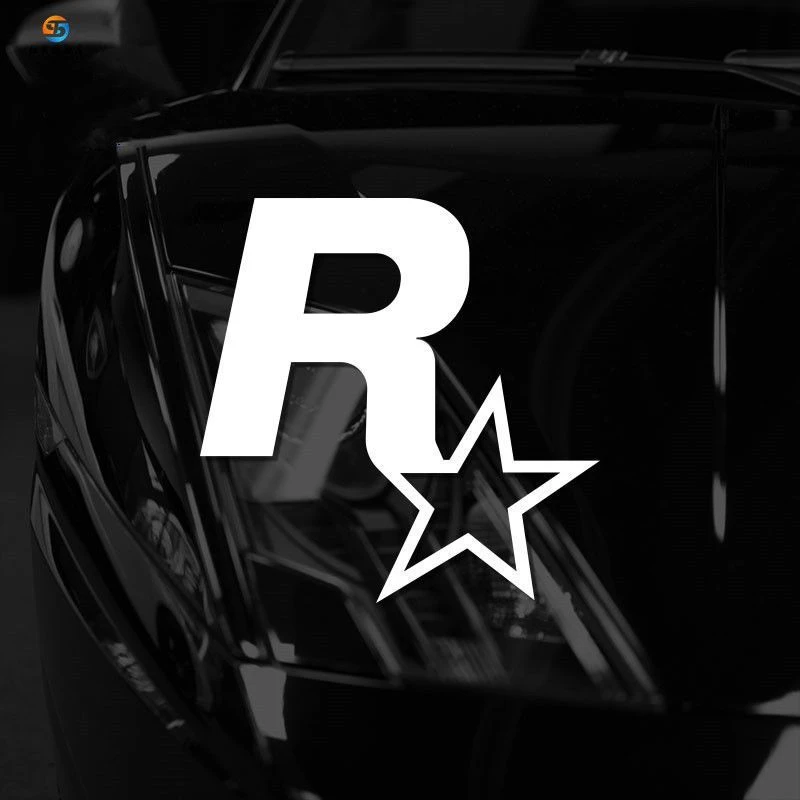 汽车贴纸GTA飞车5R星贴纸个性游戏车贴油箱盖贴画划痕遮盖反光贴