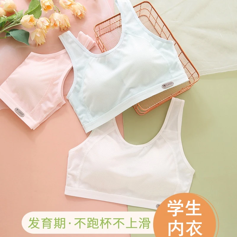 女童内衣小背心发育期12岁13儿童10小学生内穿女孩少女文胸大童