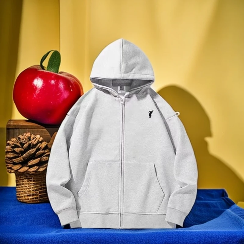 ROYALPALMPOLOSPORTSCLUB春秋上新运动休闲情侣华棉开衫-战马K20