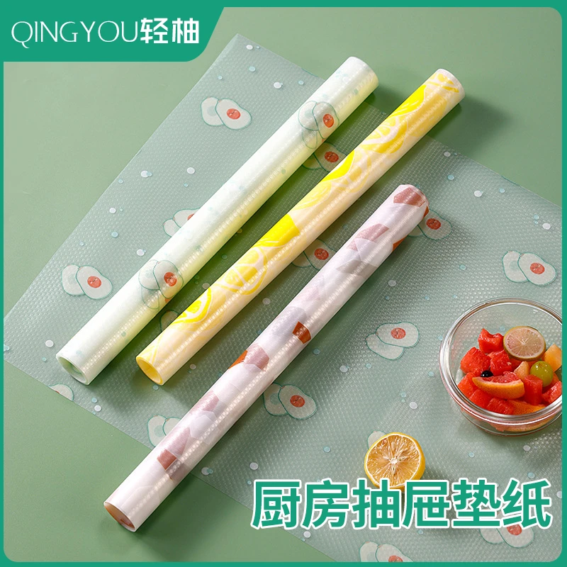 印花抽屉防水防油垫纸可裁剪多功能厨房台面防油垫子橱柜衣柜防潮