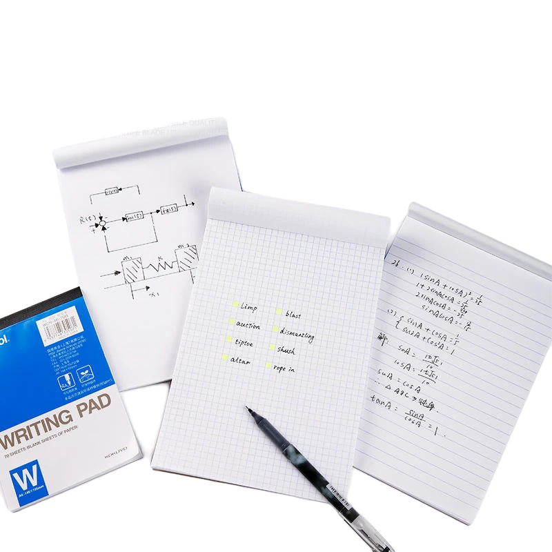 国誉A4拍纸本渡边Gambol草稿本上翻可撕A5横线空白方格A6笔记本子