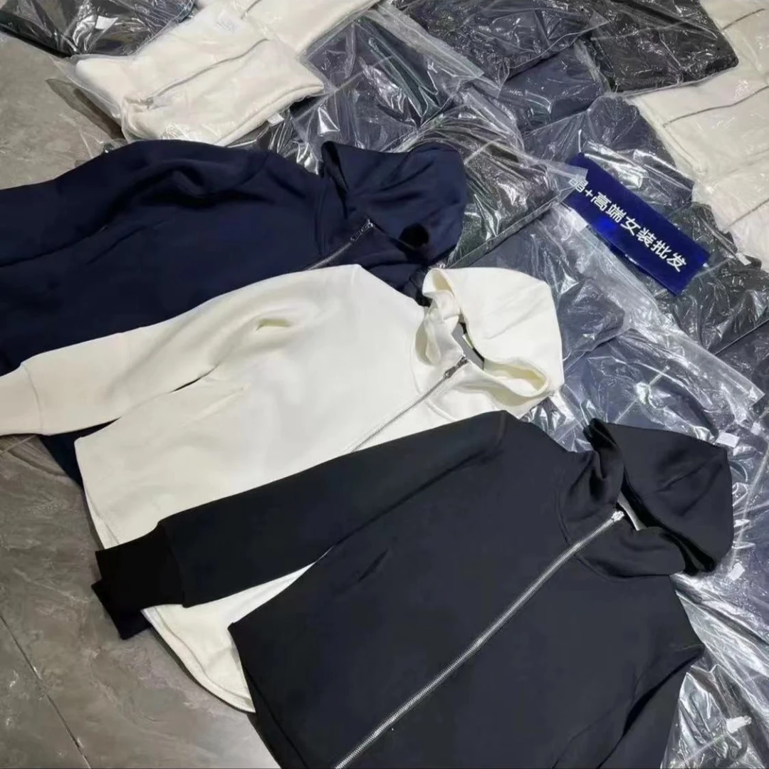 JING2022新款打底帽衫22040纯色长袖戴帽上衣