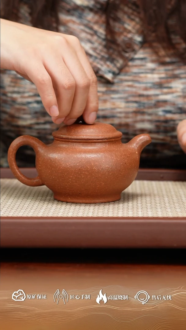 【闪购商品】紫砂茶壶降坡8目粗砂掇只