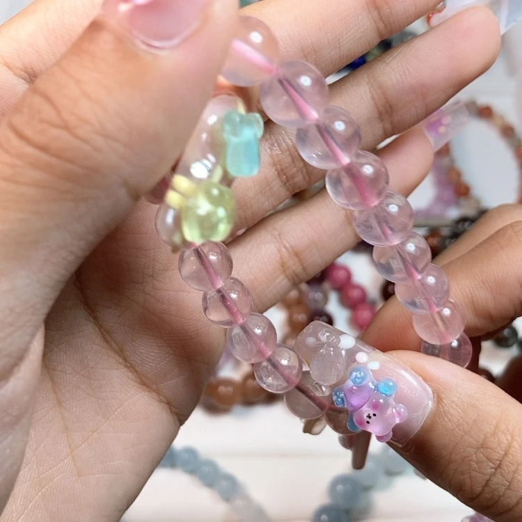 【闪购商品】水晶手串未镶嵌橘***久10