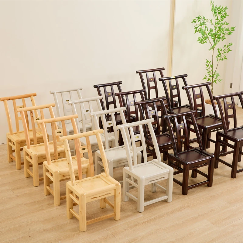 新升级桦木湘周记乡村实木椅子老式乡巴佬家用农家乐靠背餐桌椅子