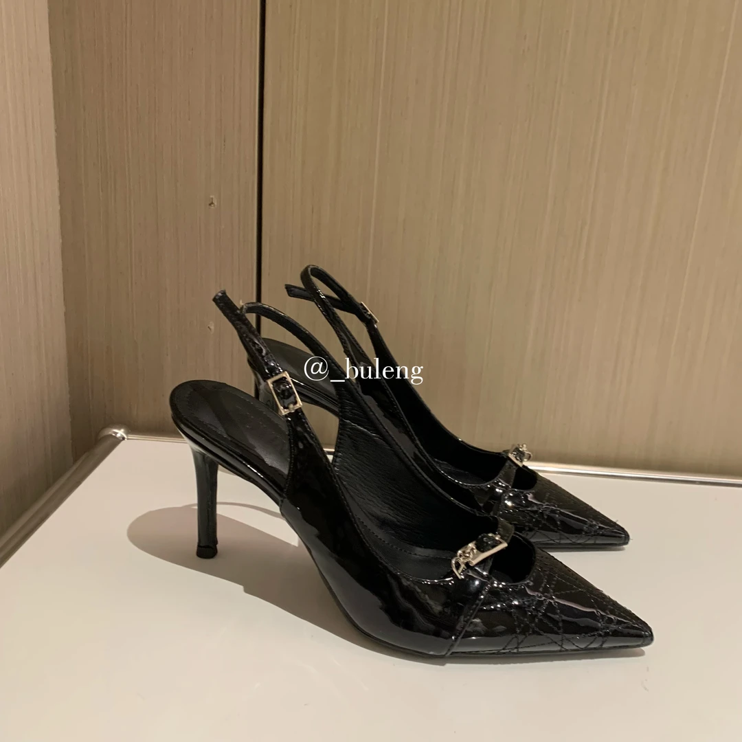 不冷BULENG 取向ju击~时髦千金风高跟鞋设计感小众气质尖头鞋女