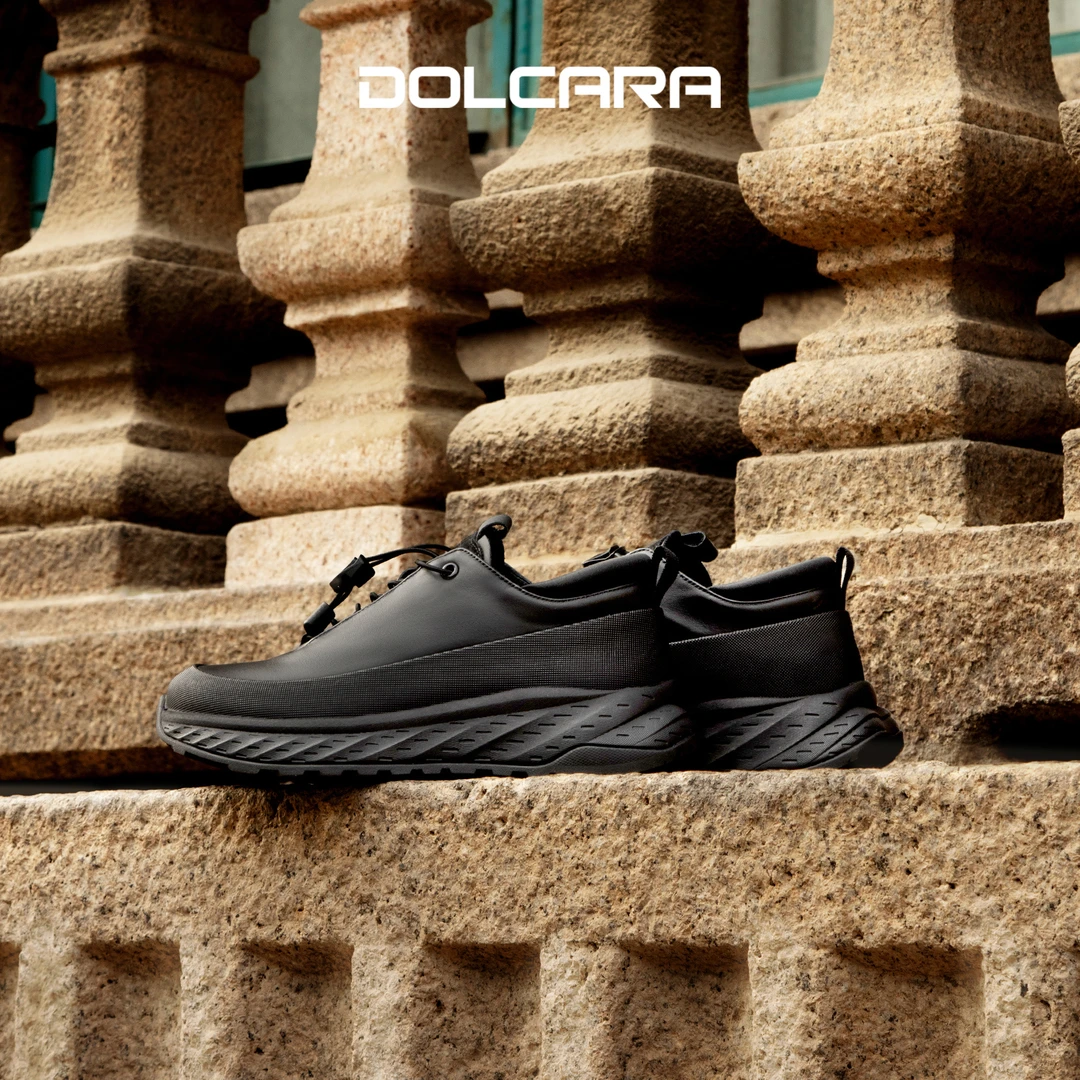 【一脚蹬免系带】DOLCARA冬季男士时尚百搭防滑耐磨商务休闲男鞋