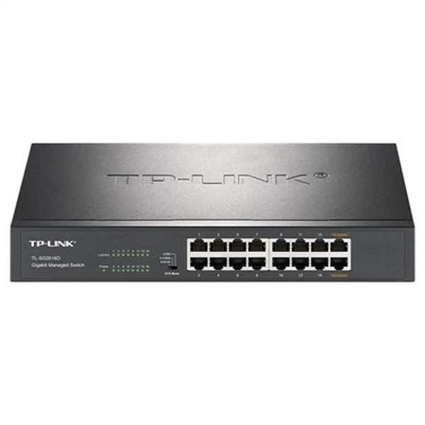 TP-LINK TL-SG2016D 16口千兆Web网管云管理交换机企业级交换机