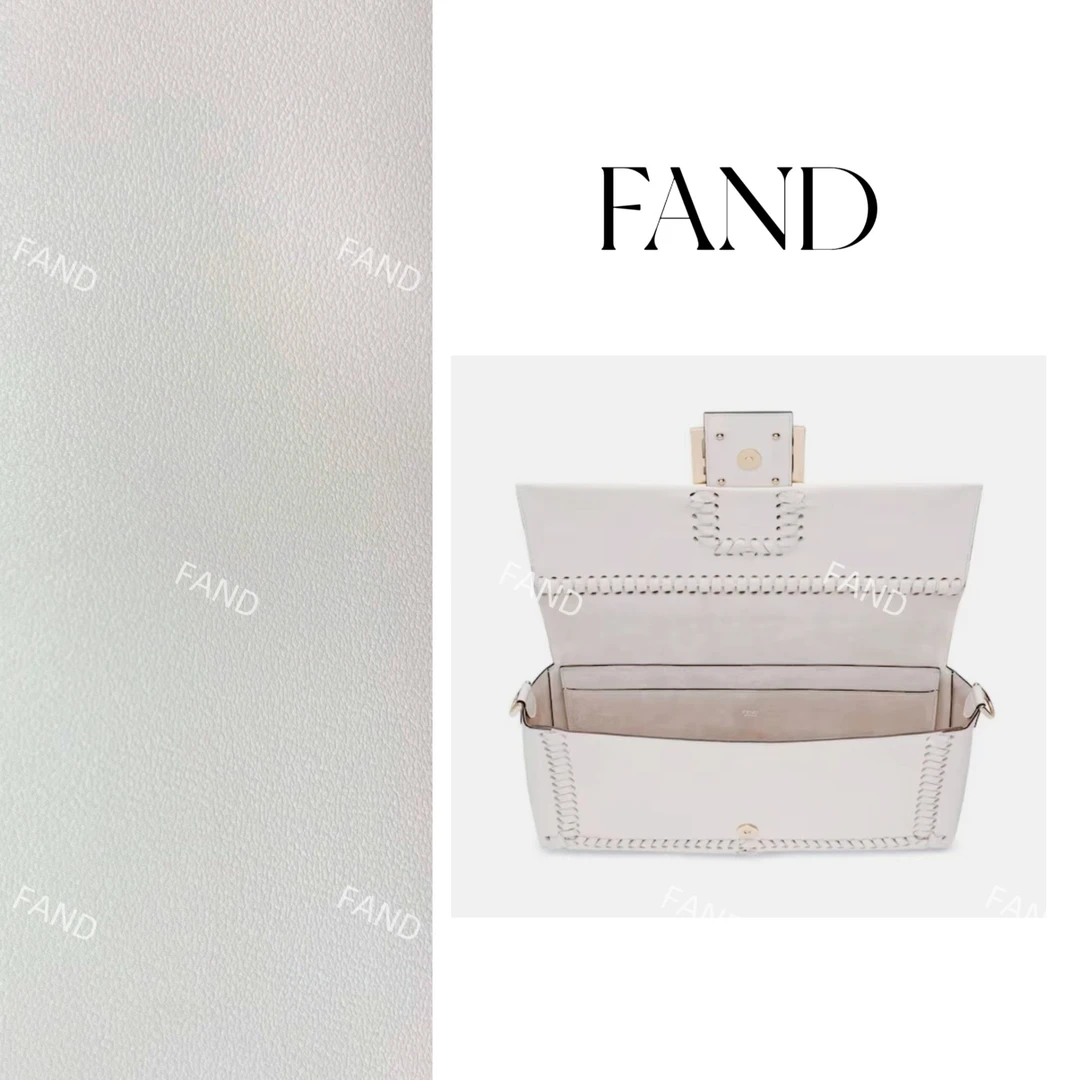 Fand 真皮轻奢高定法棍包单肩斜挎包