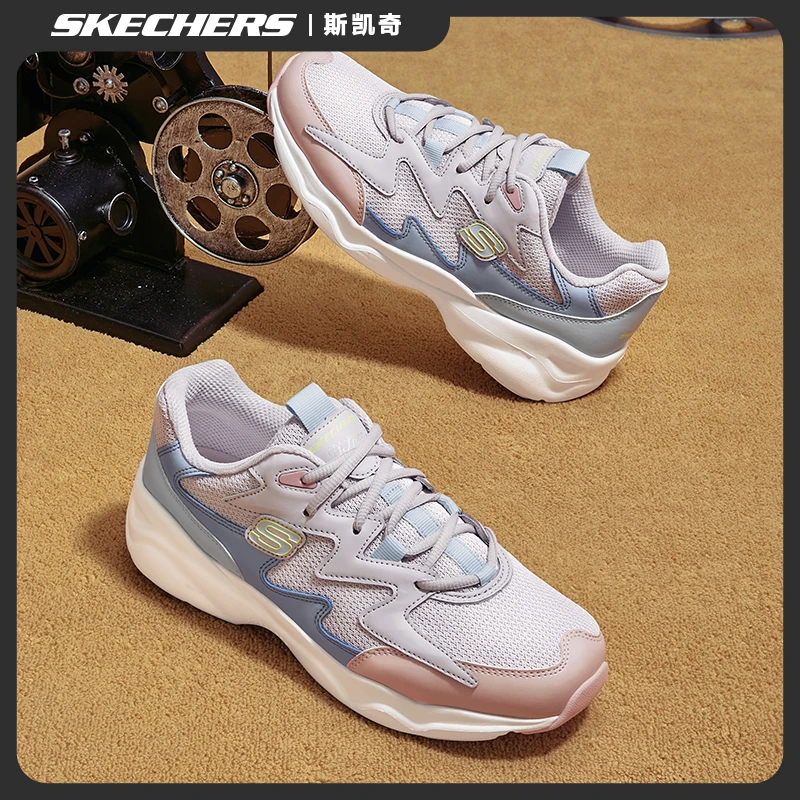 SKECHERS/斯凯奇女款网面透气时尚低帮百搭休闲运动老爹鞋-896041