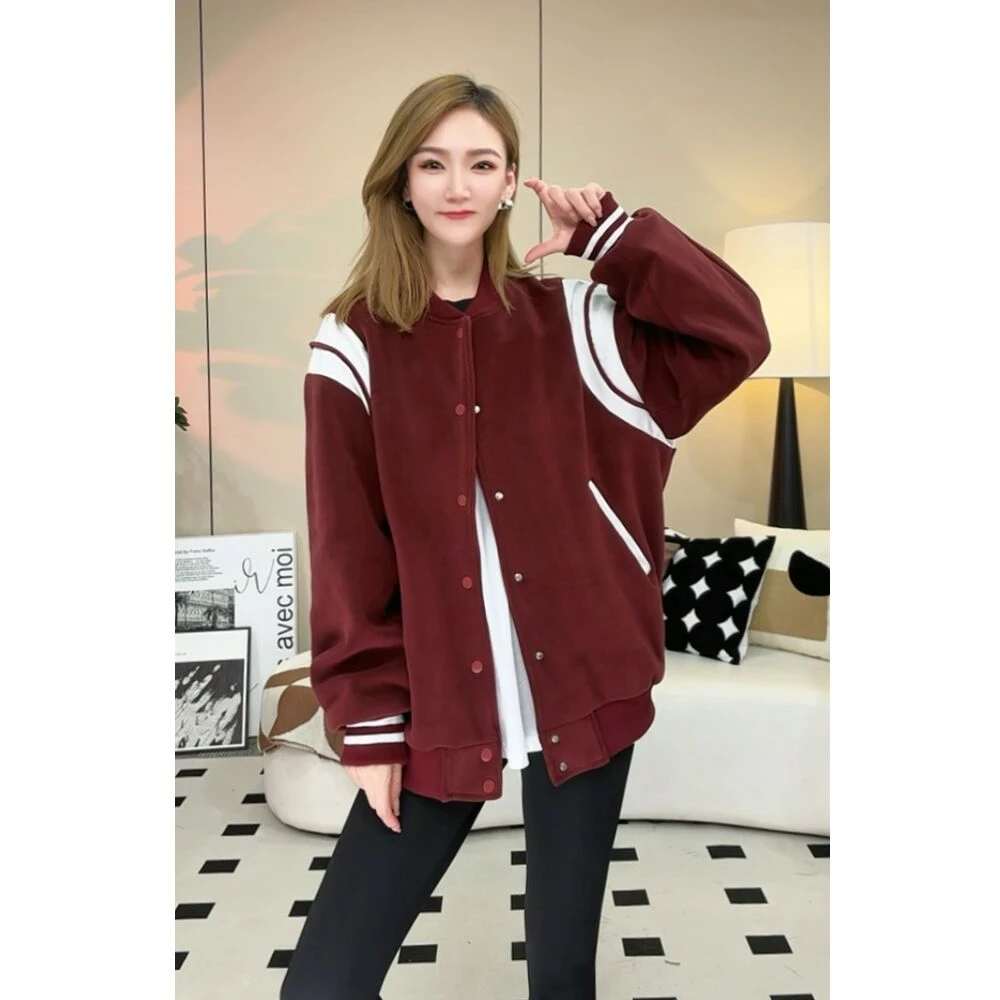 【亚亚】2024新款棒球服休闲设计师款宽松新潮时尚户外穿搭秋冬