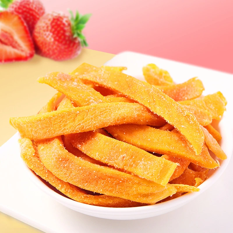 梅品味芒果条厚切大片果干草莓味水蜜桃味蜜饯非泰国特产零食