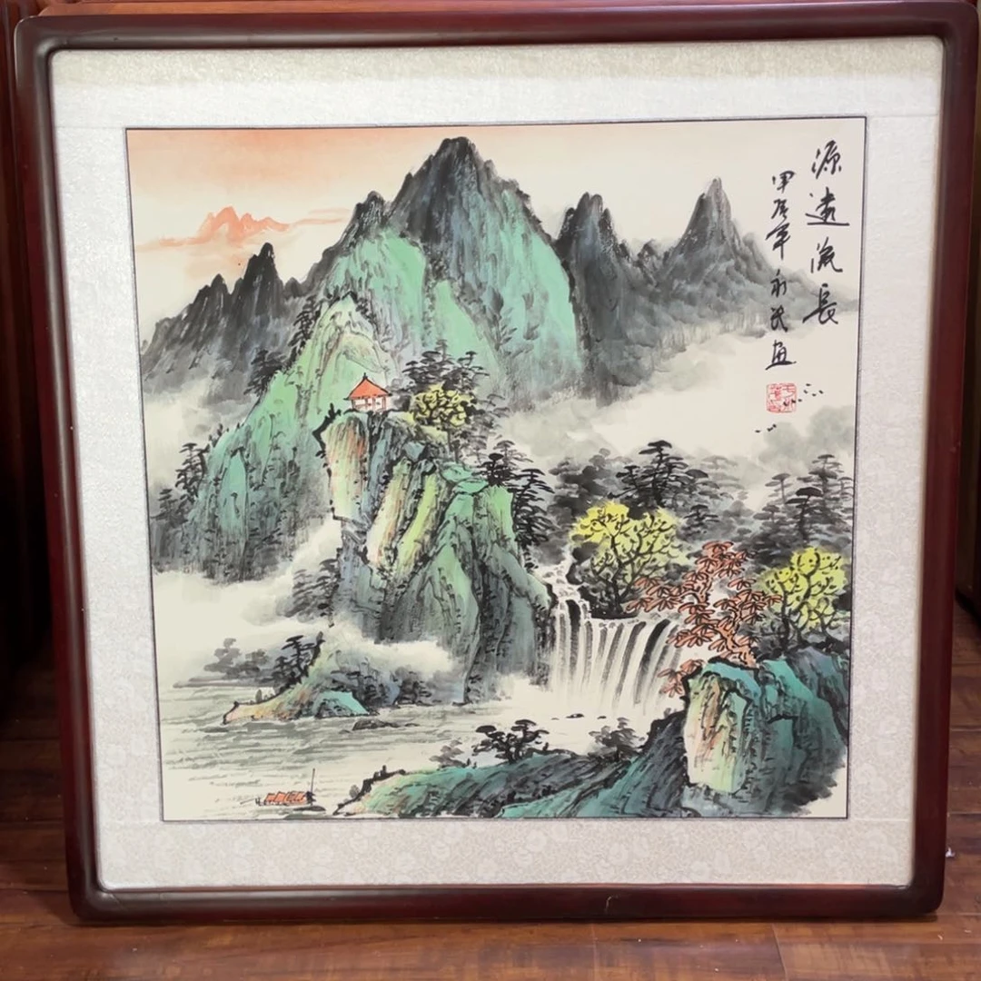 绘画带框尺寸63*63厘米